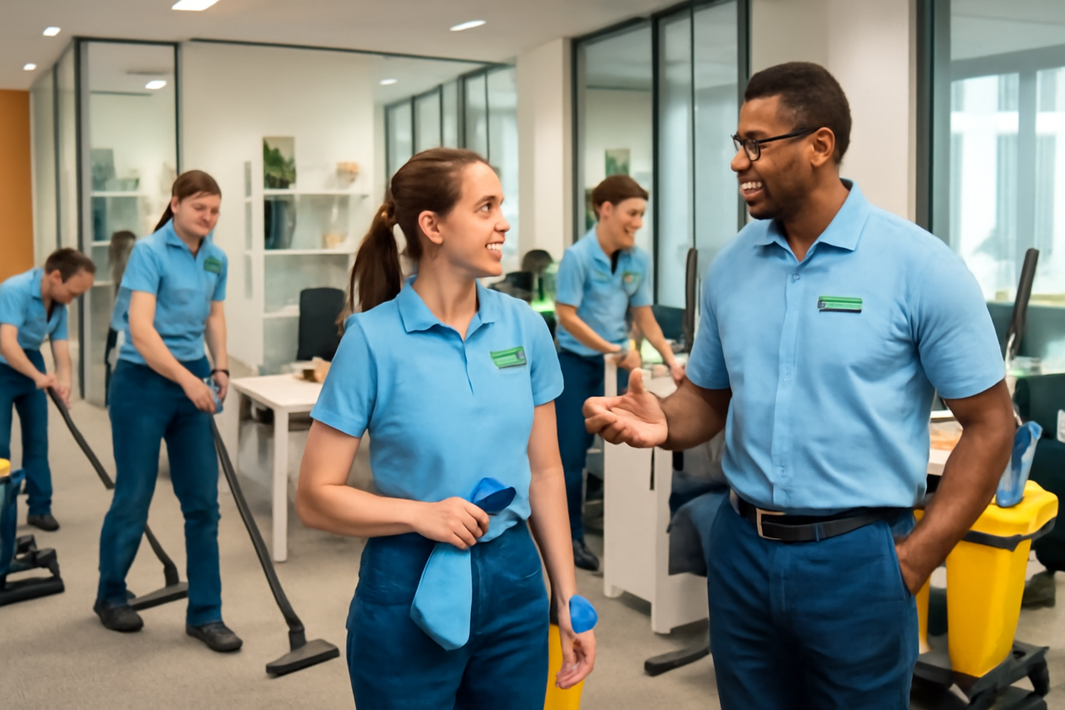 Career At Clean Days In Commercial Cleaning Karriere bei Clean-Days in der Gebäudereinigung