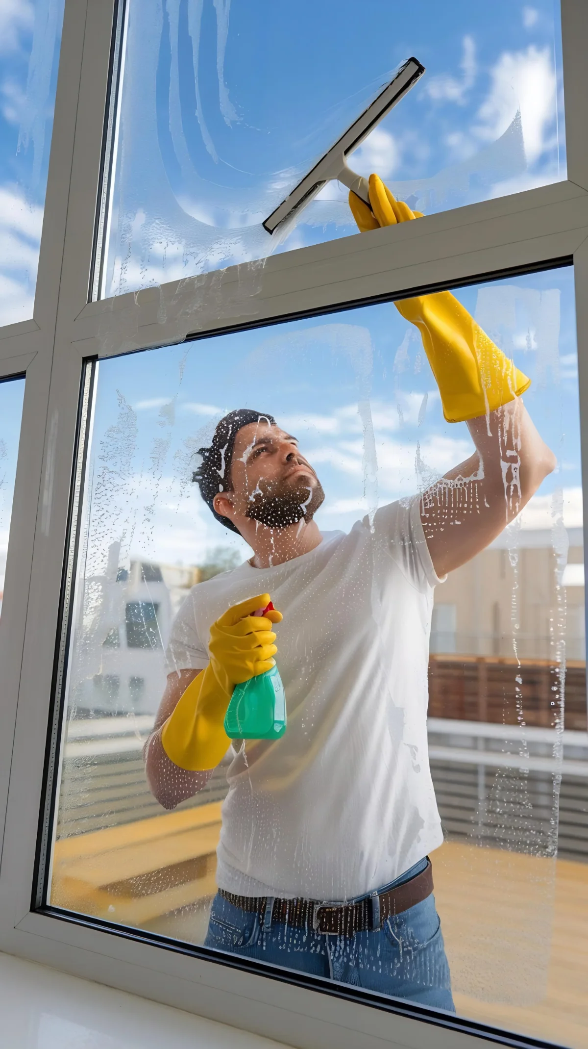 Professionelle Fensterreinigung in Hamburg für Gewerbeflächen, Büros und Geschäftsgebäude
