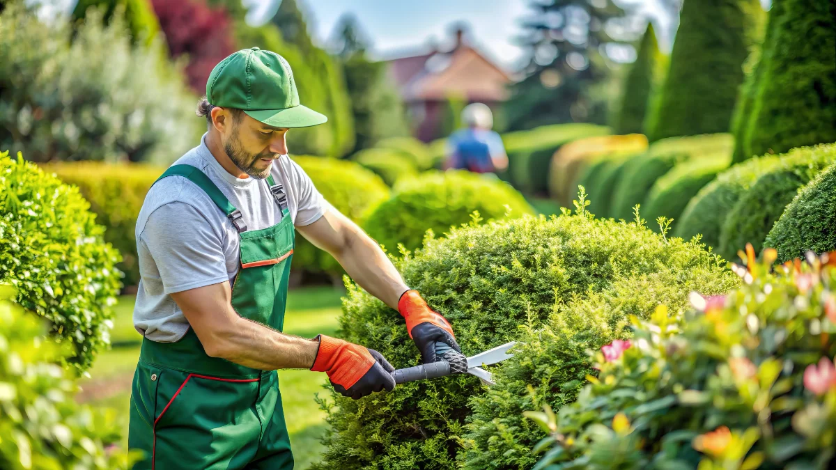 Gartenpflege in Hamburg mit Rasenmähen und Pflege von gewerblichen Außenanlagen
