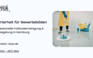 Fußbodenreinigung